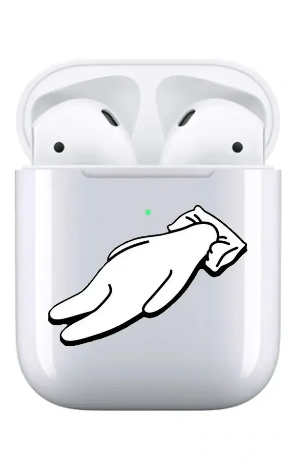 AirPods 1-2. Nesil Şeffaf Kılıf Sleep