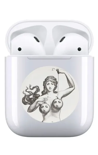 AirPods 1-2. Nesil Şeffaf Kılıf Statue 2