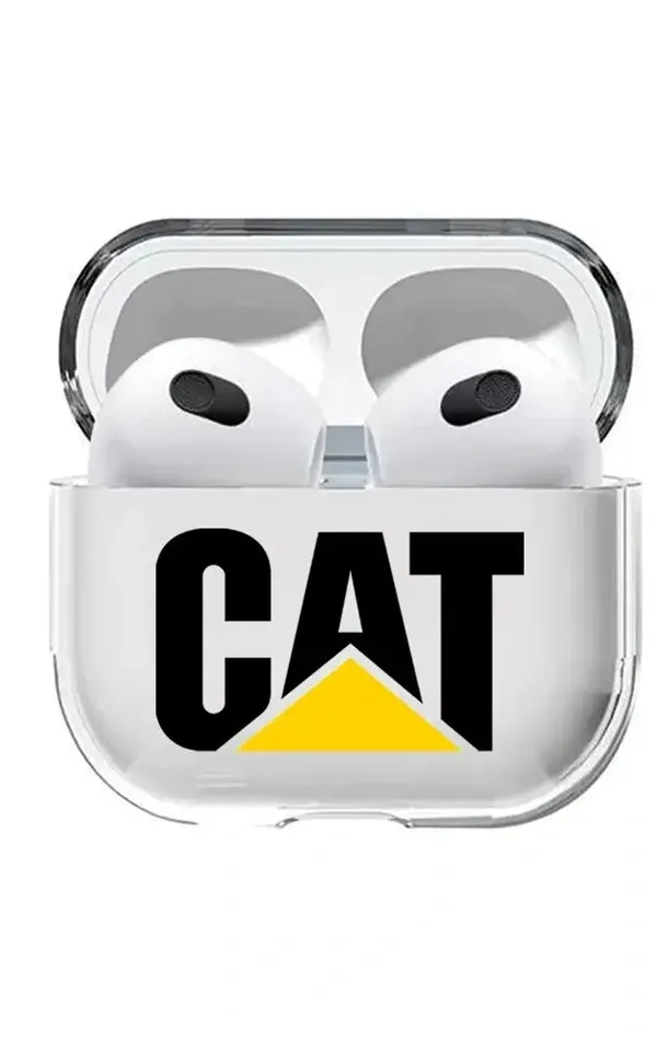 AirPods 3. Nesil Şeffaf Kılıf - Caterpillar