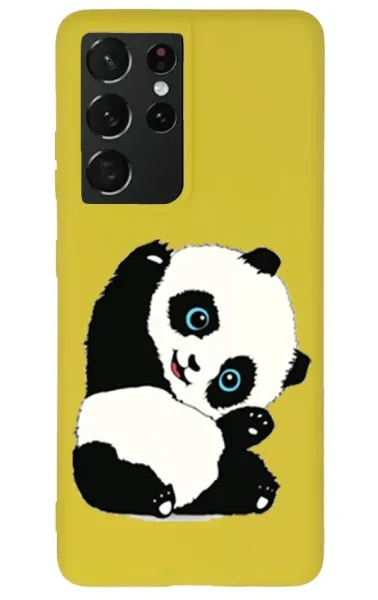 Samsung S21 Ultra Lansman Kılıf - Pandas