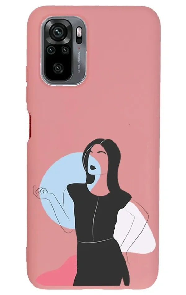 Xiaomi Redmi Note 10S Lansman Kılıf - Art Woman 1