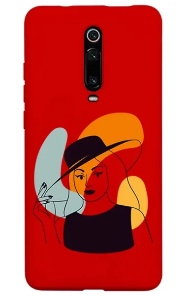 Xiaomi Mi 9T Lansman Kılıf - Art Woman 4