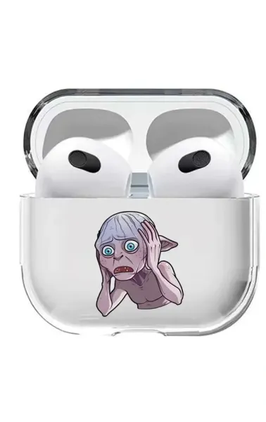 AirPods 3. Nesil Şeffaf Kılıf - Smeagol