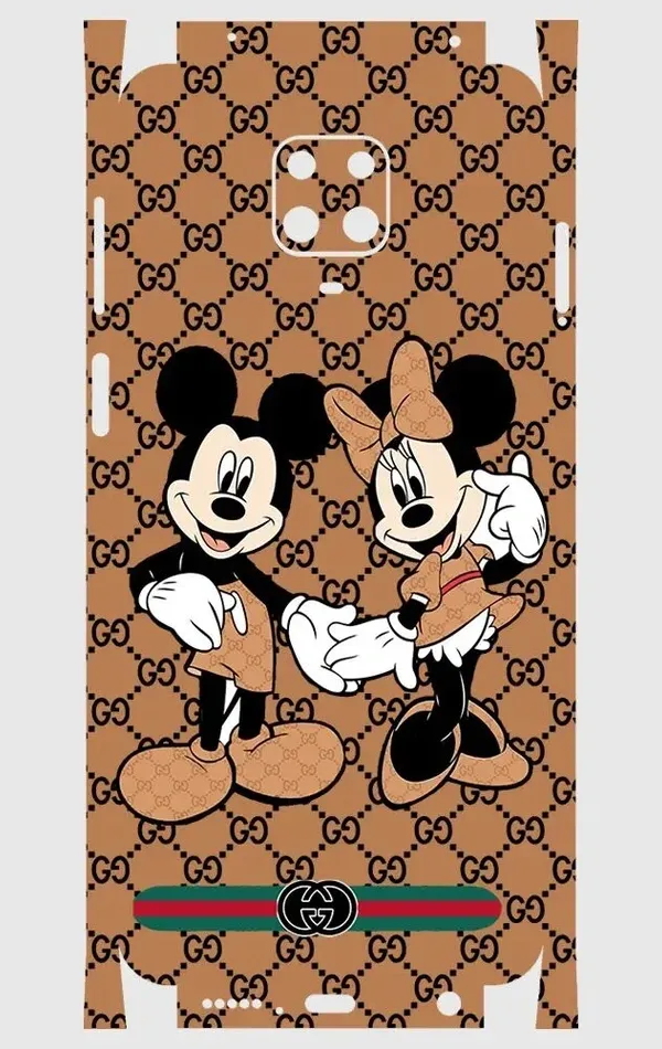 Xiaomi Redmi Note 9s Telefon Kaplama - Mickey Çift