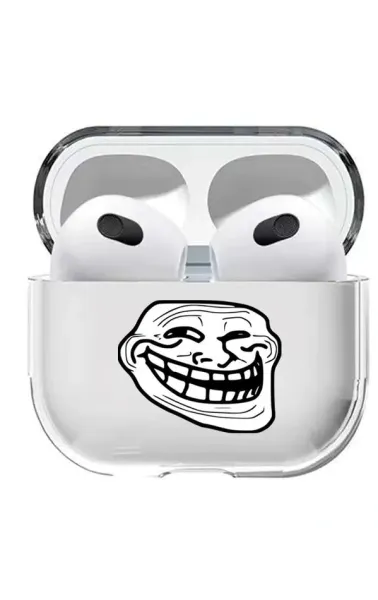 AirPods 3. Nesil Şeffaf Kılıf - Troll