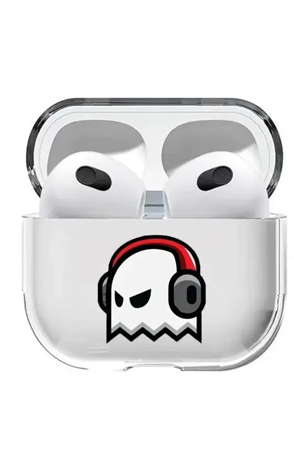 AirPods 3. Nesil Şeffaf Kılıf Angry Ghost