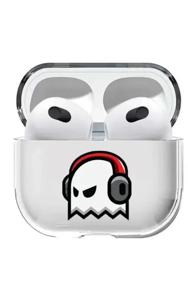 AirPods 3. Nesil Şeffaf Kılıf Angry Ghost