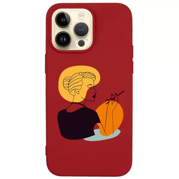 Apple iPhone 14 Pro Max Lansman Kılıf - Art Woman 2