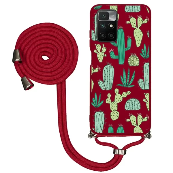 Xiaomi Redmi 10 İpli Lansman Kılıf - Cactus