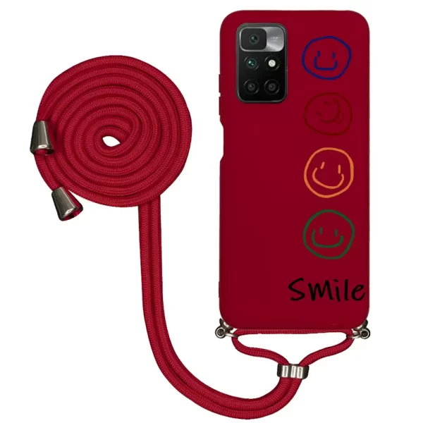 Xiaomi Redmi 10 İpli Lansman Kılıf - Smile