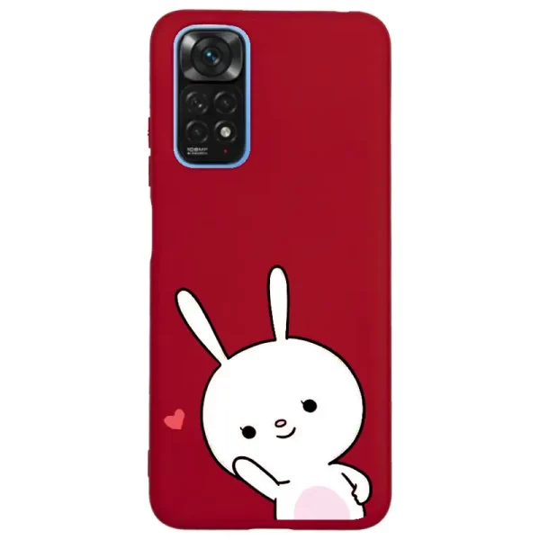 Xiaomi Redmi Note 11 Lansman Kılıf - Tavşan