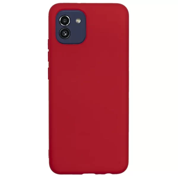 Samsung A03 Lansman Kılıf kırmızı