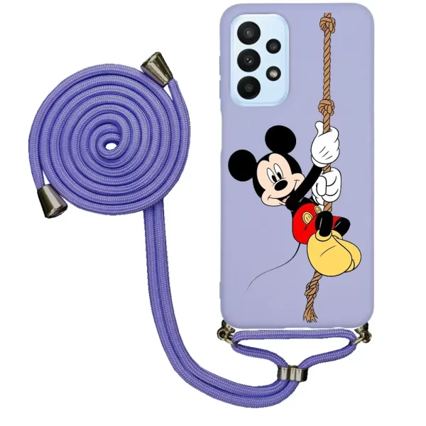 Samsung A23 İpli Lansman Kılıf - Mickey Mouse