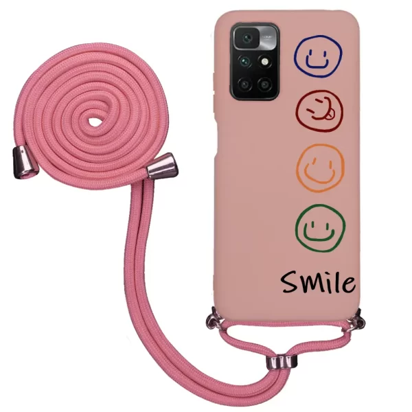 Xiaomi Redmi 10 İpli Lansman Kılıf - Smile