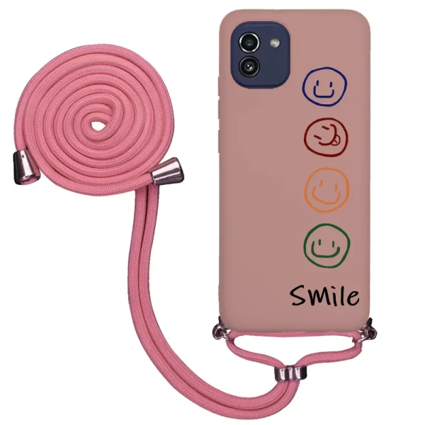 Samsung A03 İpli Lansman Kılıf - Smile