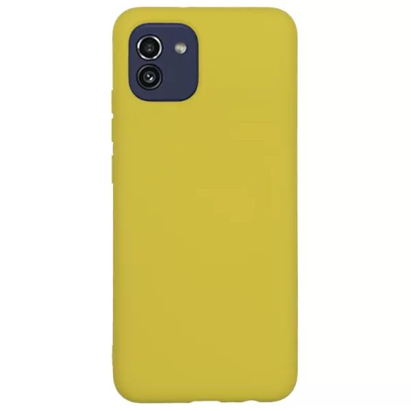 Samsung A03 Lansman Kılıf sarı