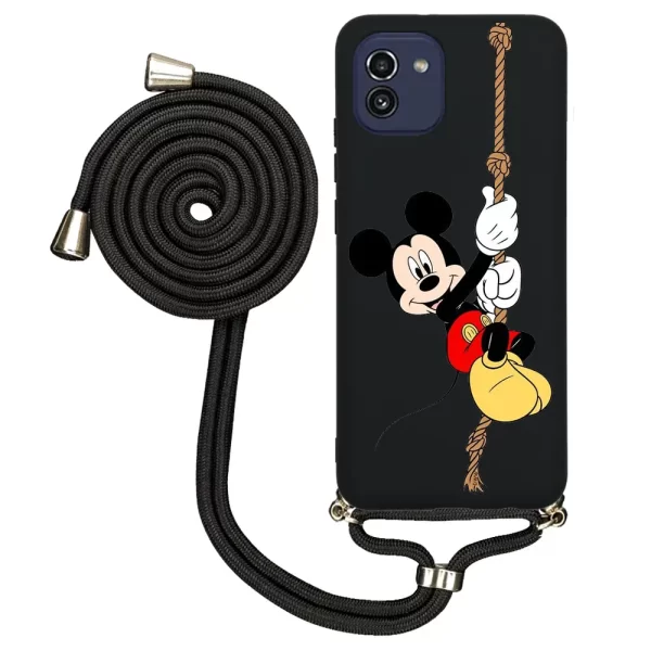 Samsung A03 İpli Lansman Kılıf - Mickey Mouse