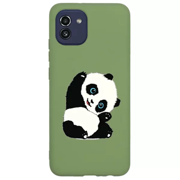 Samsung A03 Lansman Kılıf - Pandas
