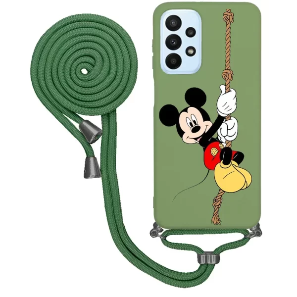 Samsung A23 İpli Lansman Kılıf - Mickey Mouse