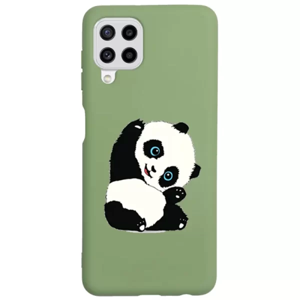 Samsung A22 4G Lansman Kılıf - Pandas