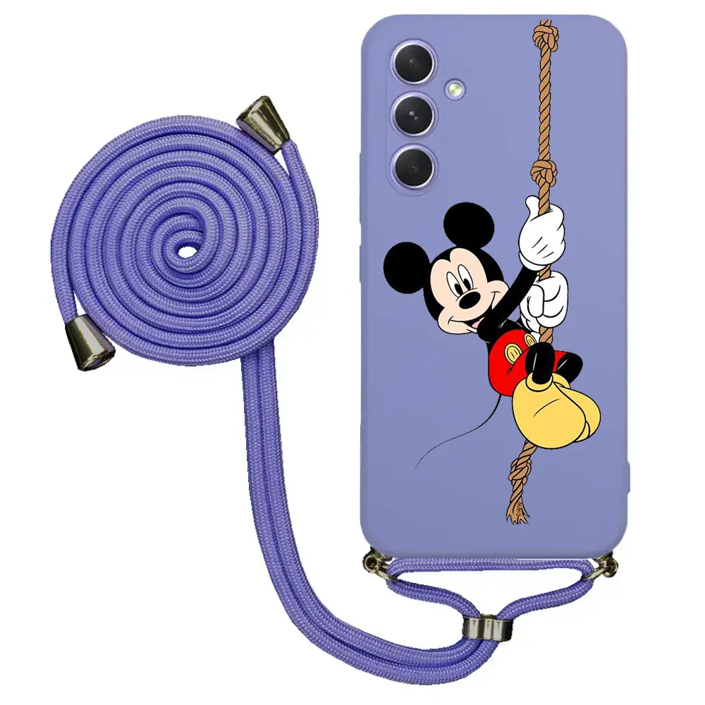 Samsung A54 5G İpli Lansman Kılıf - Mickey Mouse