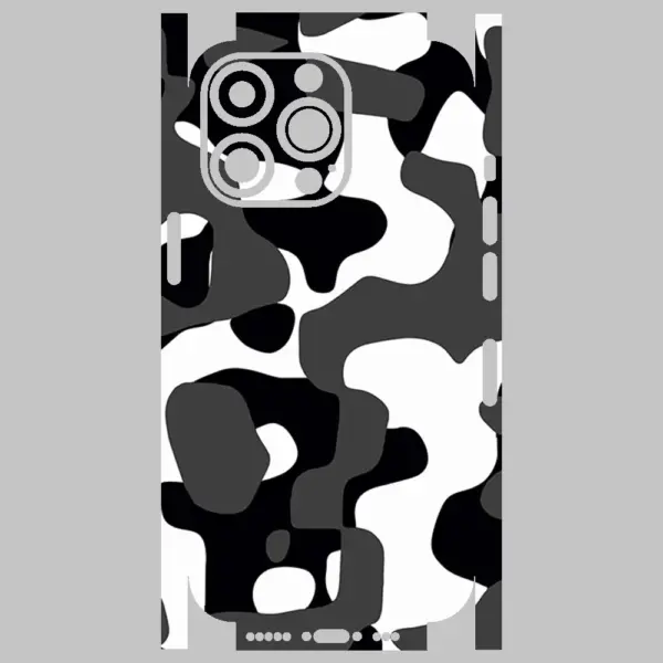 Apple iPhone 13 Pro Telefon Kaplama - Grey Camouflage