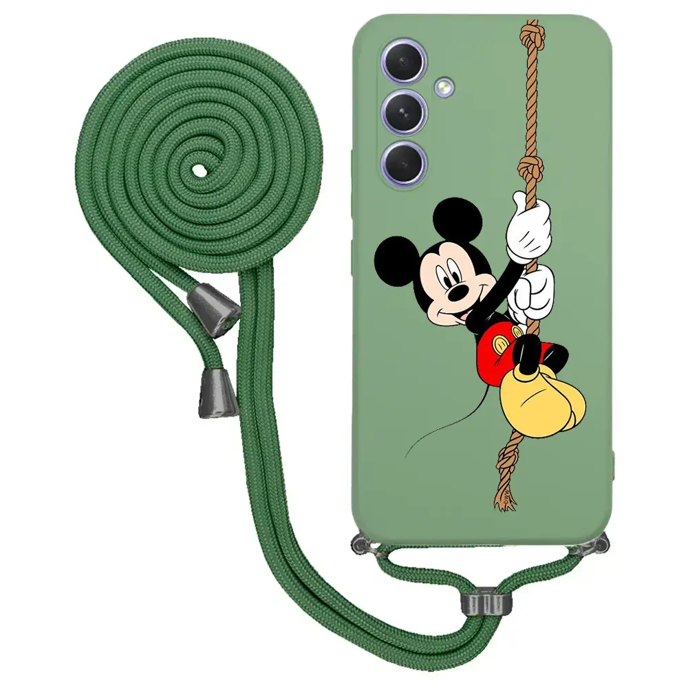 Samsung A54 5G İpli Lansman Kılıf - Mickey Mouse