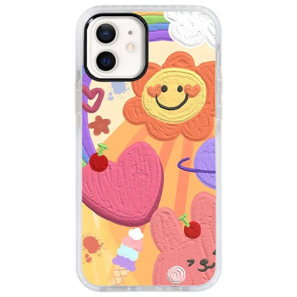 Apple iPhone 12 Impact Case - Pastell