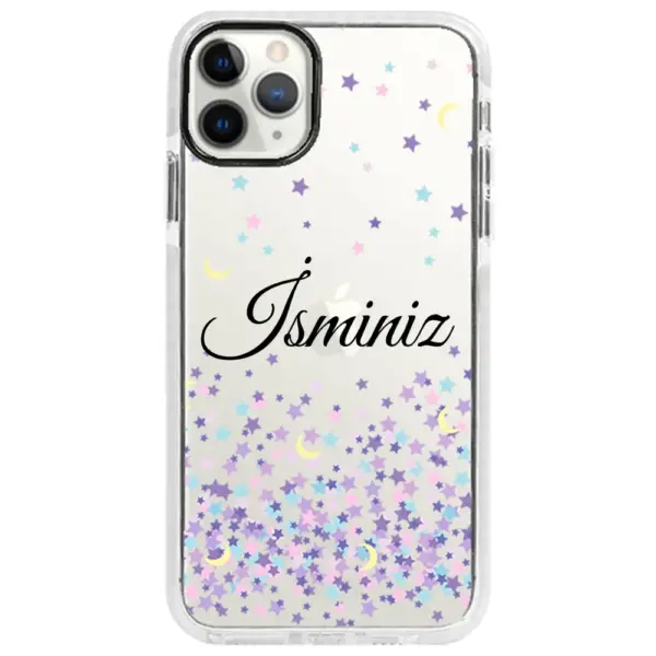 Apple iPhone 11 Pro Impact Case - Moon And Stars