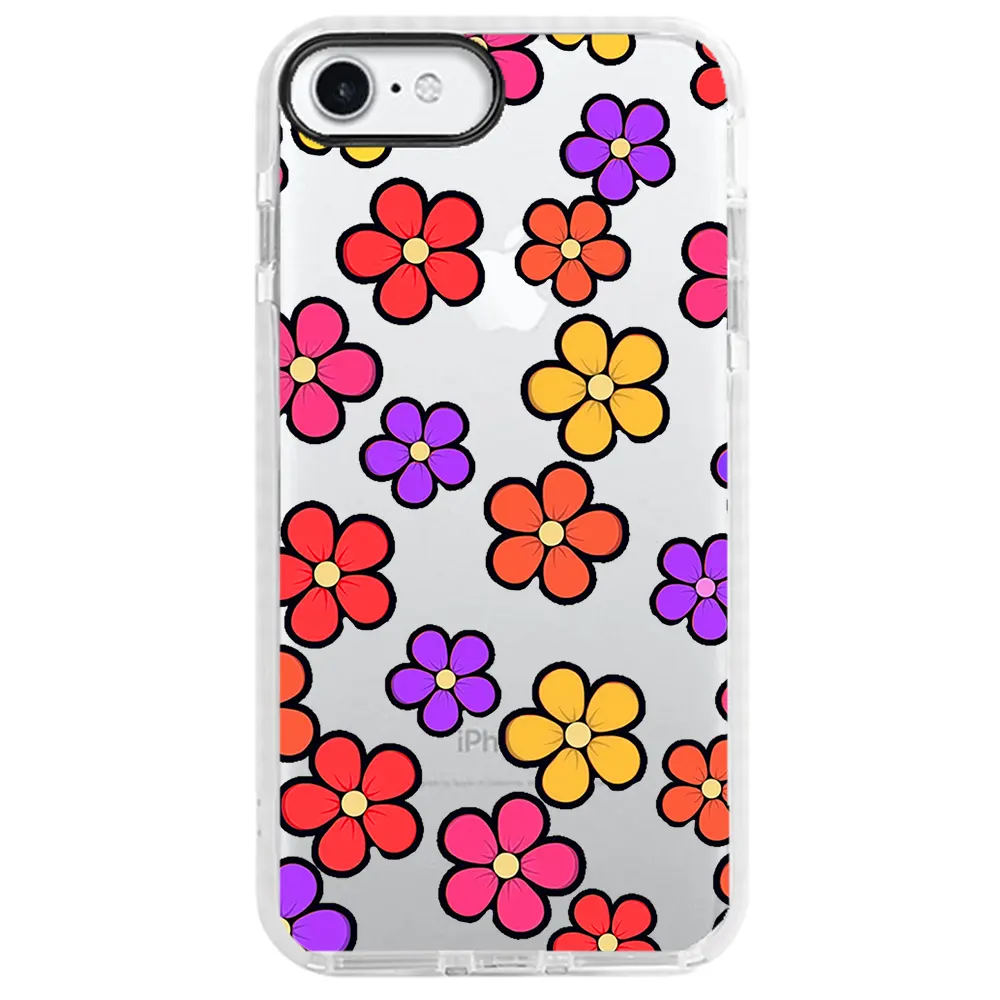 Apple iPhone 7 Impact Case - Çiçekler