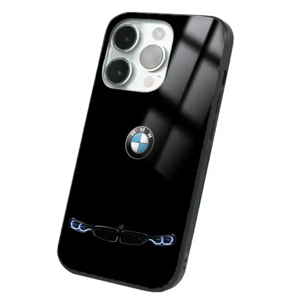 Apple iPhone 14 Pro Tamperli Glossy Cam Kapak - BMW 2