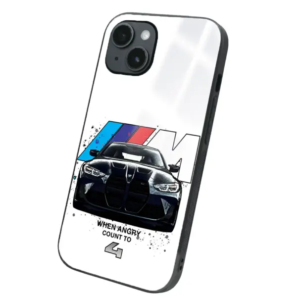 Apple iPhone 14 Tamperli Glossy Cam Kapak - BMW 6