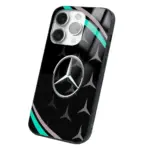 Apple iPhone 14 Pro Tamperli Glossy Cam Kapak - Mercedes 1