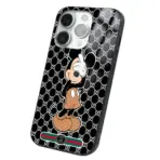 Apple iPhone 14 Pro Tamperli Glossy Cam Kapak - Mickey 1