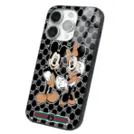 Apple iPhone 14 Pro Tamperli Glossy Cam Kapak - Mickey 3