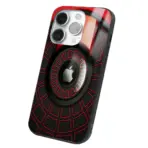 Apple iPhone 14 Pro Tamperli Glossy Cam Kapak - Red