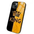 Apple iPhone 14 Tamperli Glossy Cam Kapak - King