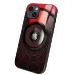 Apple iPhone 14 Tamperli Glossy Cam Kapak - Red