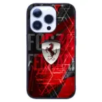 Apple iPhone 14 Pro Tamperli Glossy Cam Kapak - Ferrari 1