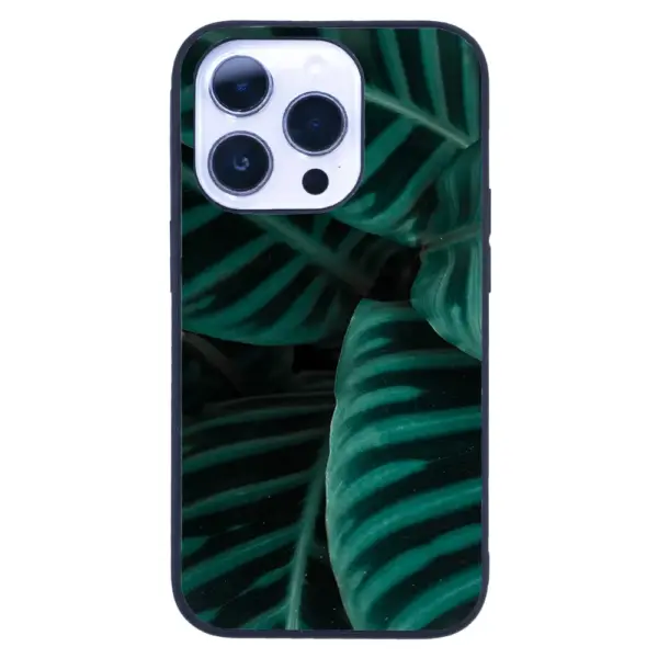 Apple iPhone 14 Pro Tamperli Glossy Cam Kapak - Green