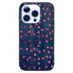 Apple iPhone 14 Pro Tamperli Glossy Cam Kapak - Hearts