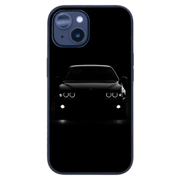 Apple iPhone 14 Tamperli Glossy Cam Kapak - BMW 1