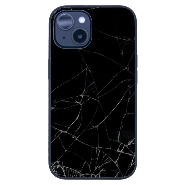 Apple iPhone 14 Tamperli Glossy Cam Kapak - Broken 2