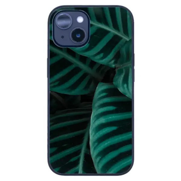 Apple iPhone 14 Tamperli Glossy Cam Kapak - Green