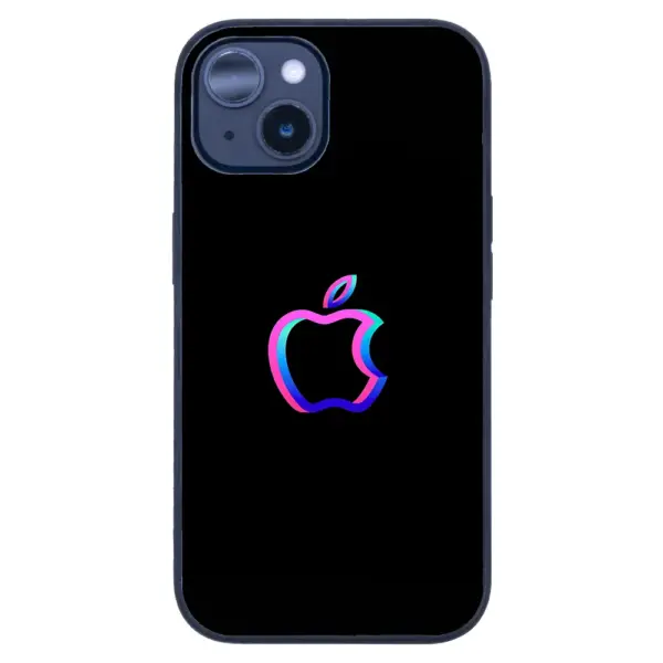 Apple iPhone 14 Tamperli Glossy Cam Kapak - Logo 1