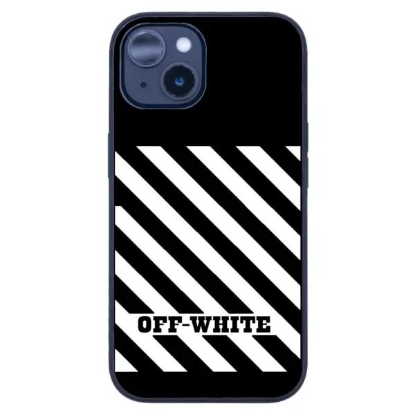Apple iPhone 14 Tamperli Glossy Cam Kapak - Off White