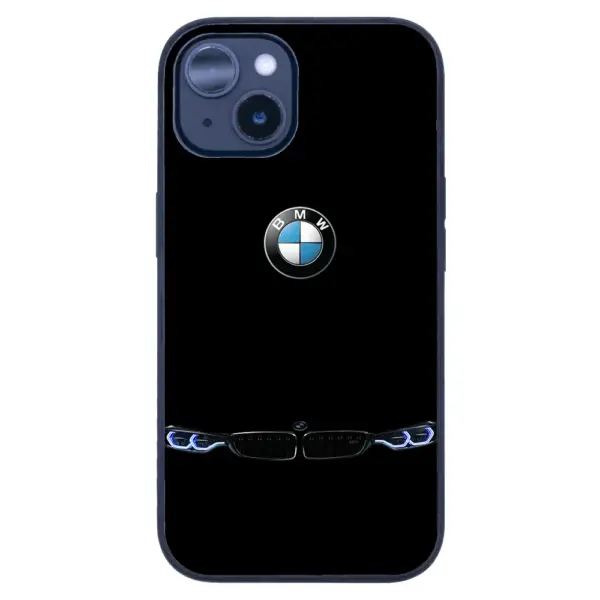 Apple iPhone 14 Tamperli Glossy Cam Kapak - BMW 2