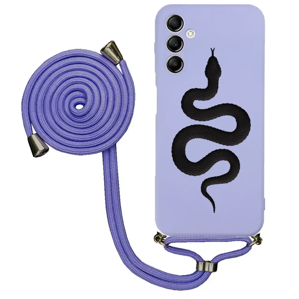 Samsung A14 Desenli İpli Lansman Kılıf - Snake