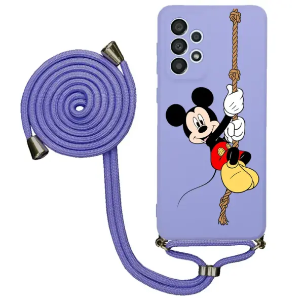 Samsung A33 İpli Lansman Kılıf - Mickey Mouse
