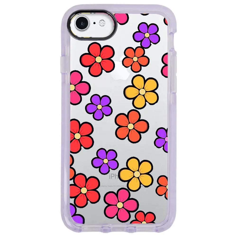 Apple iPhone 7 Impact Case - Çiçekler